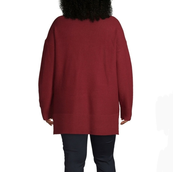 St. John's Bay-Plus Womens Henley Neck Long Sleeve - Picture 7 of 8